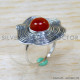 Carnelian 925 Sterling Silver Ring (SJWR-2094) Carnelian 925 Sterling Silver Ring (SJWR-2094)