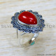 Coral 925 Sterling Silver Ring (SJWR-2096) Coral 925 Sterling Silver Ring (SJWR-2096)
