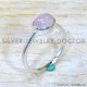 Rose Quartz 925 Sterling Silver Ring (SJWR-2097) Rose Quartz 925 Sterling Silver Ring (SJWR-2097)