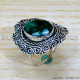 Emerald 925 Sterling Silver Ring (SJWR-2099) Emerald 925 Sterling Silver Ring (SJWR-2099)