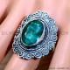 Emerald 925 Sterling Silver Ring (SJWR-2099) Emerald 925 Sterling Silver Ring (SJWR-2099)