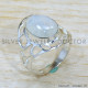 Rainbow Moonstone 925 Sterling Silver Ring (SJWR-2102) Rainbow Moonstone 925 Sterling Silver Ring (SJWR-2102)