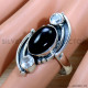 Black Onyx 925 Sterling Silver Ring (SJWR-2113) Black Onyx 925 Sterling Silver Ring (SJWR-2113)