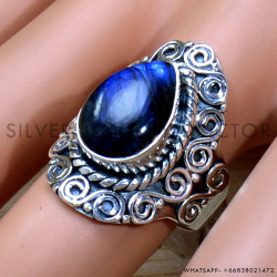 Labradorite 925 Sterling Silver Ring (SJWR-2115)