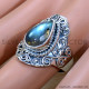 Labradorite 925 Sterling Silver Ring (SJWR-2117) Labradorite 925 Sterling Silver Ring (SJWR-2117)