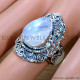 Rainbow Moonstone 925 Sterling Silver Ring (SJWR-2118) Rainbow Moonstone 925 Sterling Silver Ring (SJWR-2118)