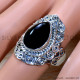 Black Onyx 925 Sterling Silver Ring (SJWR-2119) Black Onyx 925 Sterling Silver Ring (SJWR-2119)