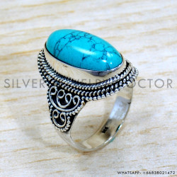 Turquoise 925 Sterling Silver Ring (SJWR-2126) Turquoise 925 Sterling Silver Ring (SJWR-2126)