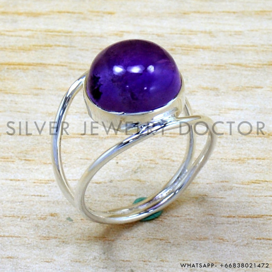 Amethyst 925 Sterling Silver Ring (SJWR-2132) Amethyst 925 Sterling Silver Ring (SJWR-2132)