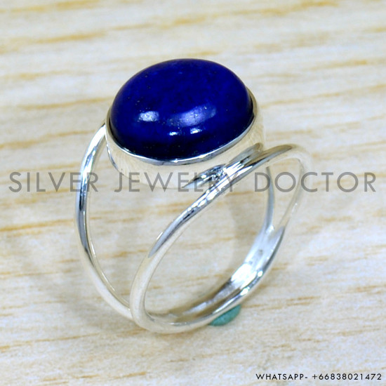 Lapis Lazuli 925 Sterling Silver Ring (SJWR-2138) Lapis Lazuli 925 Sterling Silver Ring (SJWR-2138)