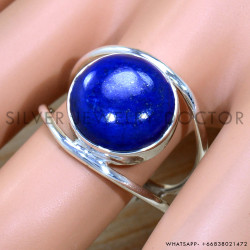 Lapis Lazuli 925 Sterling Silver Ring (SJWR-2138)