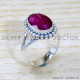 Ruby 925 Sterling Silver Ring (SJWR-2139) Ruby 925 Sterling Silver Ring (SJWR-2139)
