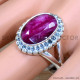 Ruby 925 Sterling Silver Ring (SJWR-2139) Ruby 925 Sterling Silver Ring (SJWR-2139)