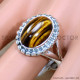 Tiger Eye 925 Sterling Silver Ring (SJWR-2140) Tiger Eye 925 Sterling Silver Ring (SJWR-2140)