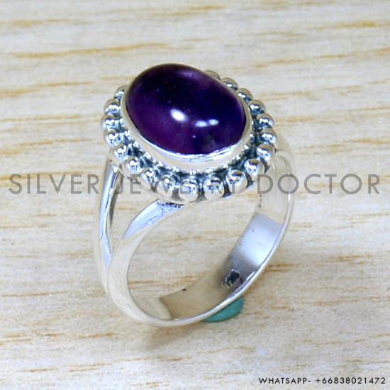 Amethyst 925 Sterling Silver Ring (SJWR-2144) Amethyst 925 Sterling Silver Ring (SJWR-2144)