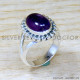 Amethyst 925 Sterling Silver Ring (SJWR-2144) Amethyst 925 Sterling Silver Ring (SJWR-2144)