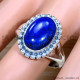 Lapis Lazuli 925 Sterling Silver Ring (SJWR-2146) Lapis Lazuli 925 Sterling Silver Ring (SJWR-2146)