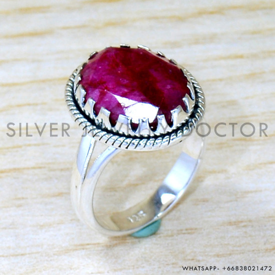 Ruby 925 Sterling Silver Ring (SJWR-2147) Ruby 925 Sterling Silver Ring (SJWR-2147)