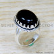 Black Onyx 925 Sterling Silver Ring (SJWR-2148) Black Onyx 925 Sterling Silver Ring (SJWR-2148)