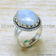 Rainbow Moonstone 925 Sterling Silver Ring (SJWR-2149) Rainbow Moonstone 925 Sterling Silver Ring (SJWR-2149)
