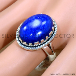 Lapis Lazuli 925 Sterling Silver Ring (SJWR-2152)