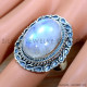 Rainbow Moonstone 925 Sterling Silver Ring (SJWR-2162) Rainbow Moonstone 925 Sterling Silver Ring (SJWR-2162)