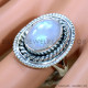 Rainbow Moonstone 925 Sterling Silver Ring (SJWR-2163)