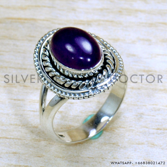 Amethyst 925 Sterling Silver Ring (SJWR-2170) Amethyst 925 Sterling Silver Ring (SJWR-2170)