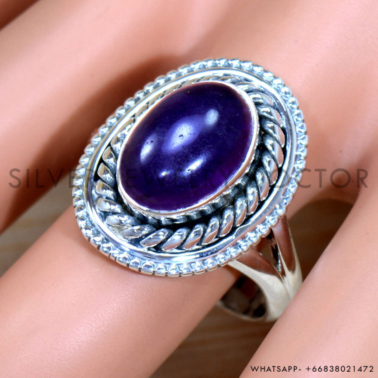 Amethyst 925 Sterling Silver Ring (SJWR-2170) Amethyst 925 Sterling Silver Ring (SJWR-2170)