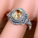Citrine 925 Sterling Silver Ring (SJWR-2179) Citrine 925 Sterling Silver Ring (SJWR-2179)
