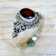 Garnet 925 Sterling Silver Ring (SJWR-2181) Garnet 925 Sterling Silver Ring (SJWR-2181)