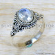 Rainbow Moonstone 925 Sterling Silver Ring (SJWR-2183) Rainbow Moonstone 925 Sterling Silver Ring (SJWR-2183)