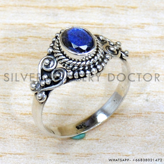 Labradorite 925 Sterling Silver Ring (SJWR-2187)