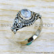 Rainbow Moonstone 925 Sterling Silver Ring (SJWR-2194) Rainbow Moonstone 925 Sterling Silver Ring (SJWR-2194)