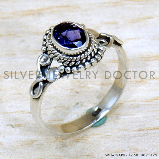 Iolite 925 Sterling Silver Ring (SJWR-2197) Iolite 925 Sterling Silver Ring (SJWR-2197)