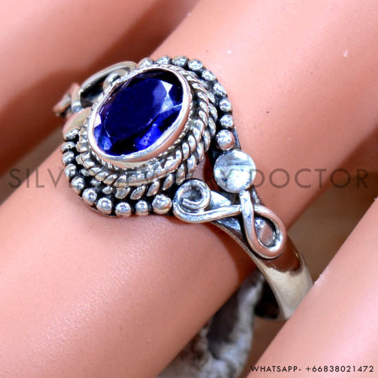 Iolite 925 Sterling Silver Ring (SJWR-2197) Iolite 925 Sterling Silver Ring (SJWR-2197)