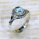 Blue Topaz 925 Sterling Silver Ring (SJWR-2198) Blue Topaz 925 Sterling Silver Ring (SJWR-2198)