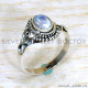 Rainbow Moonstone 925 Sterling Silver Ring (SJWR-2200) Rainbow Moonstone 925 Sterling Silver Ring (SJWR-2200)