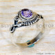Amethyst 925 Sterling Silver Ring (SJWR-2201) Amethyst 925 Sterling Silver Ring (SJWR-2201)