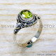 Peridot 925 Sterling Silver Ring (SJWR-2205)