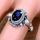 Smoky Quartz 925 Sterling Silver Ring (SJWR-2206) Smoky Quartz 925 Sterling Silver Ring (SJWR-2206)