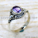 Amethyst 925 Sterling Silver Ring (SJWR-2208) Amethyst 925 Sterling Silver Ring (SJWR-2208)
