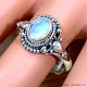 Rainbow Moonstone 925 Sterling Silver Ring (SJWR-2210) Rainbow Moonstone 925 Sterling Silver Ring (SJWR-2210)