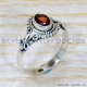 Garnet 925 Sterling Silver Ring (SJWR-2219) Garnet 925 Sterling Silver Ring (SJWR-2219)