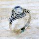 Rainbow Moonstone 925 Sterling Silver Ring (SJWR-2222)