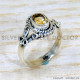 Citrine 925 Sterling Silver Ring (SJWR-2226) Citrine 925 Sterling Silver Ring (SJWR-2226)