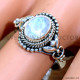 Rainbow Moonstone 925 Sterling Silver Ring (SJWR-2228) Rainbow Moonstone 925 Sterling Silver Ring (SJWR-2228)
