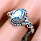 Blue Topaz 925 Sterling Silver Ring (SJWR-2230) Blue Topaz 925 Sterling Silver Ring (SJWR-2230)