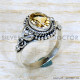Citrine 925 Sterling Silver Ring (SJWR-2231)