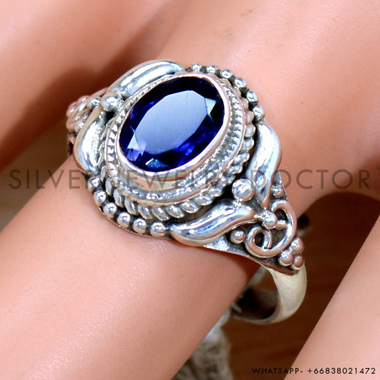 Iolite 925 Sterling Silver Ring (SJWR-2238) Iolite 925 Sterling Silver Ring (SJWR-2238)